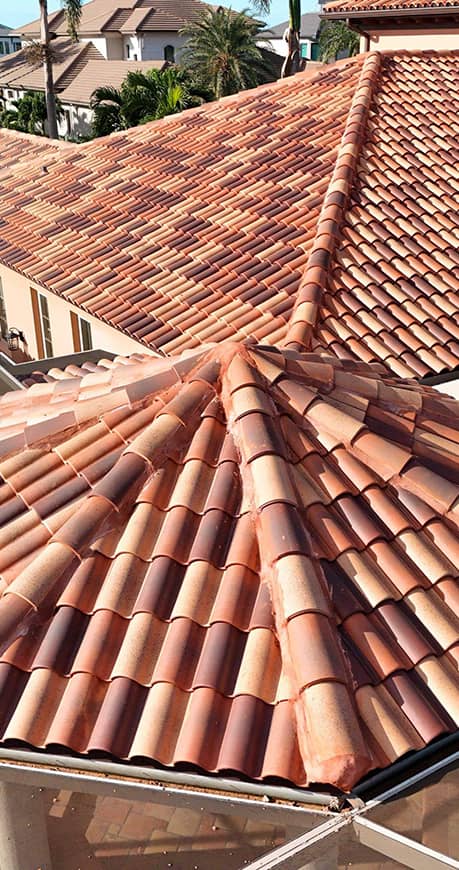 Tile Roofing Replacement Finished Image