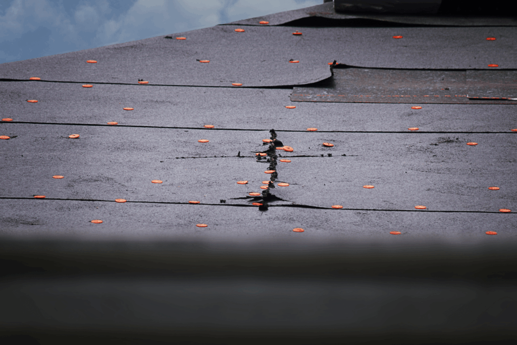 Broken Flat roof