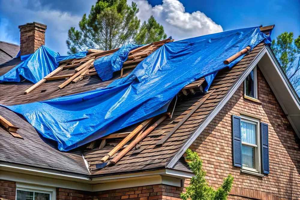 Roofing tarp